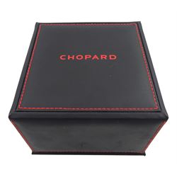 Chopard Grand Prix de Monaco Historique gentleman's stainless steel and titanium automatic chronograph wristwatch, Ref. 8570, on original black leather strap, with fold-over clasp, boxed with original receipt dated 2014 and service receipt dated 2022