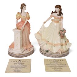 Two Coalport figures from the English Rose Collection, 1999 Admired Miranda 539/1000 and 1...