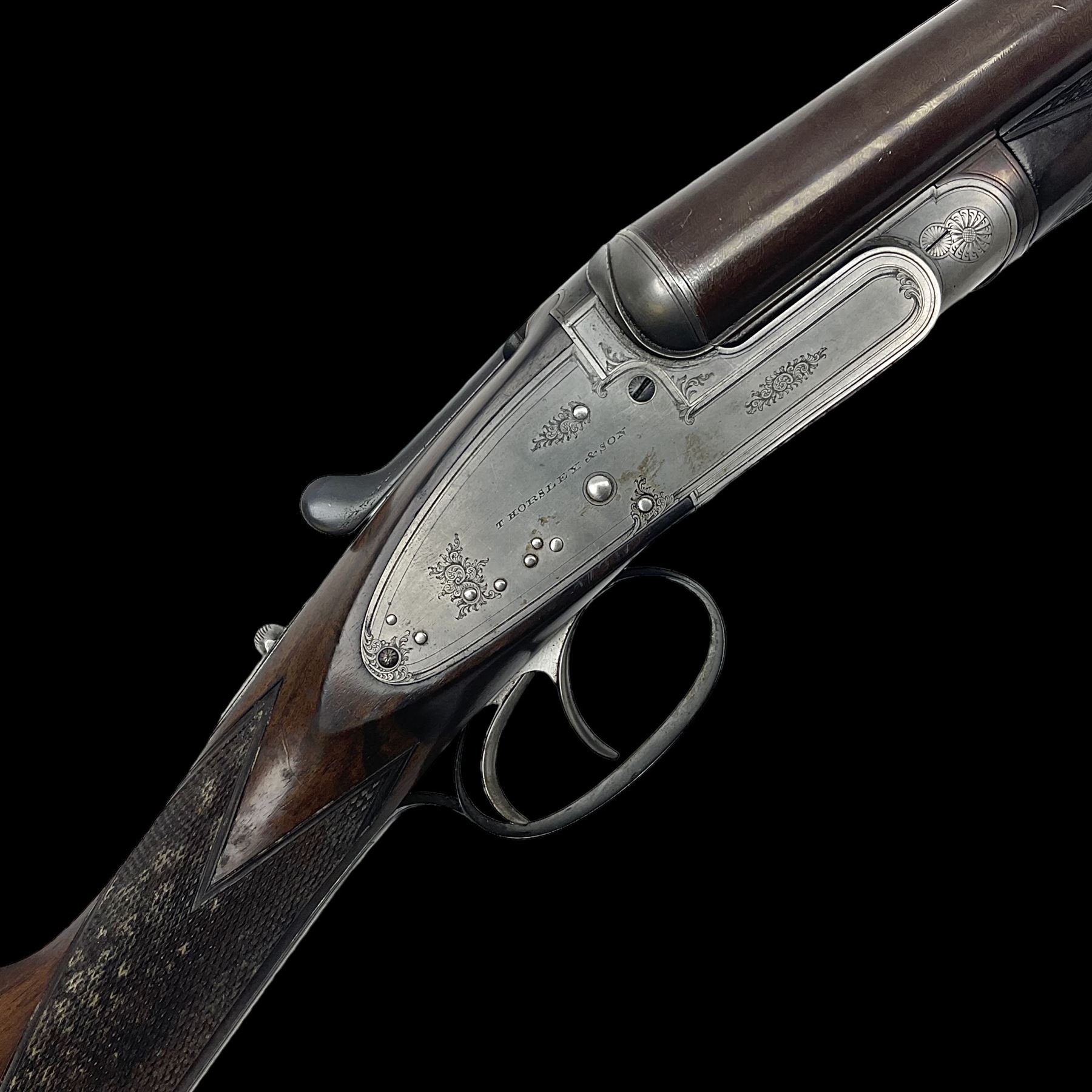 SHOTGUN CERTIFICATE REQUIRED: Thomas Horsley & Son York 12-bore by 2.5