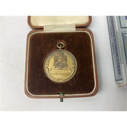 Framed WW2 'Special Order of the Day' poster date 24th May 1940 relating to Narvik in Norway; WW1 Princess Mary Christmas tin with quantity of uniform buttons; cigarette silk of the Prince of Wales in uniform; Royal Navy dinner menus, including HMS Daedalus Taranto forty-third, forty-fourth and forty-fifth anniversary dinners, 1983-1985, the wardroom mess summer ball, etc   