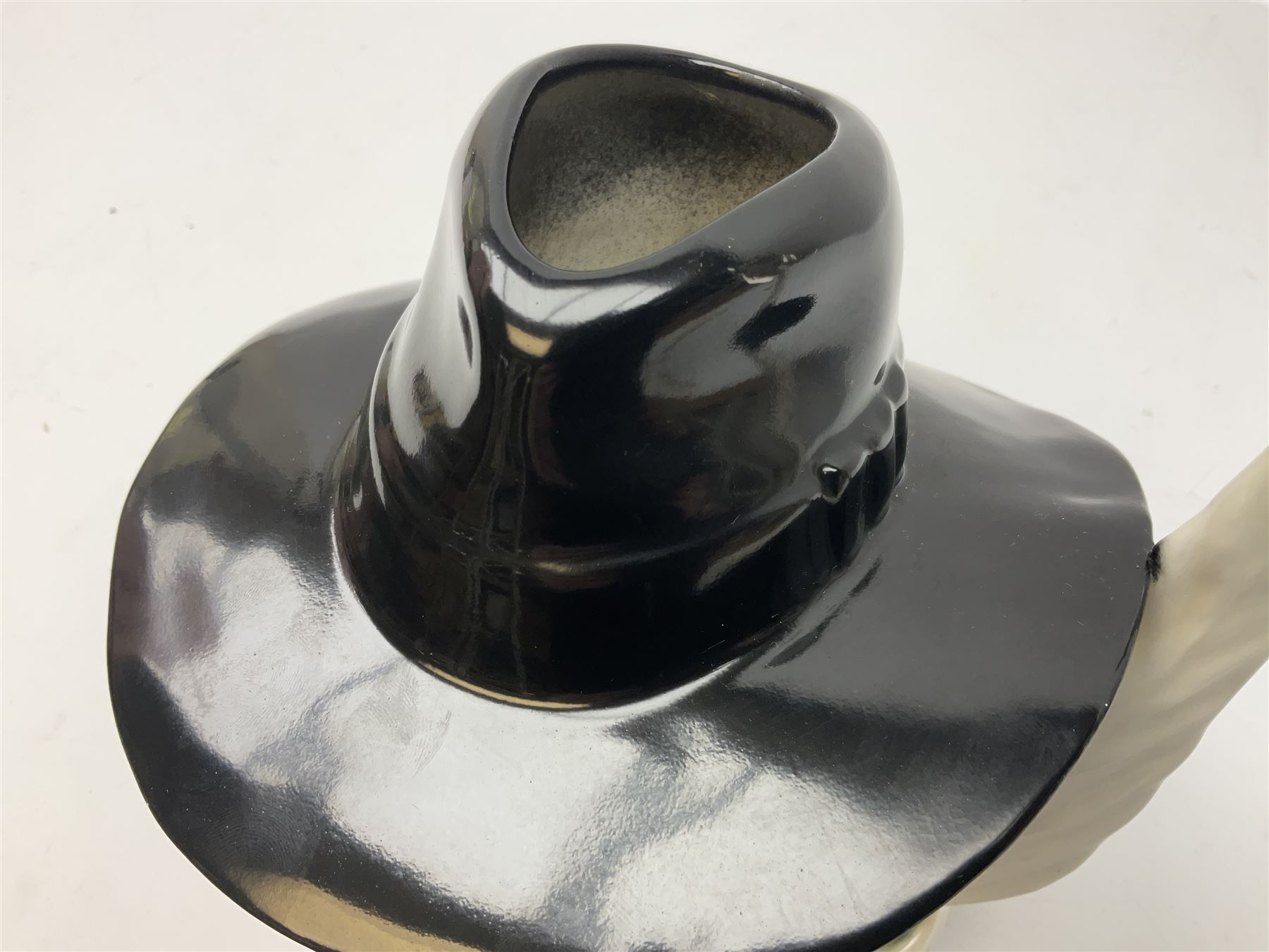 Grayshott Pottery limited edition Terry Pratchett character jug 184/1500, with certificate, H19cm