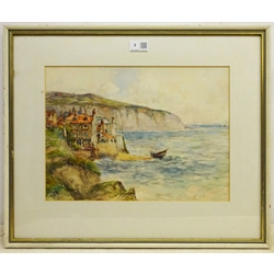 James Ulric Walmsley (British 1860-1954): Robin Hoods Bay, watercolour signed 28cm x 38cm  

