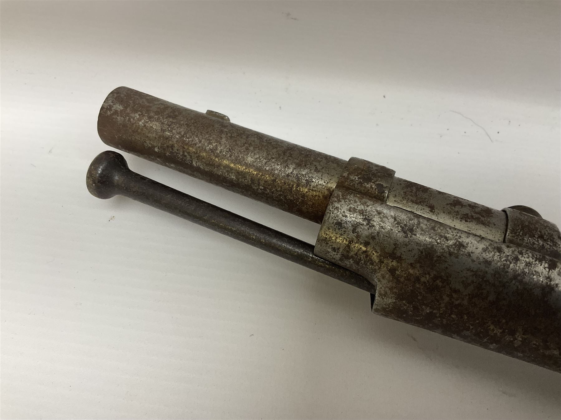 Early 19th century M.T. Wickham of Philadelphia flintlock musket, approximately .700 cal., the 104cm(41