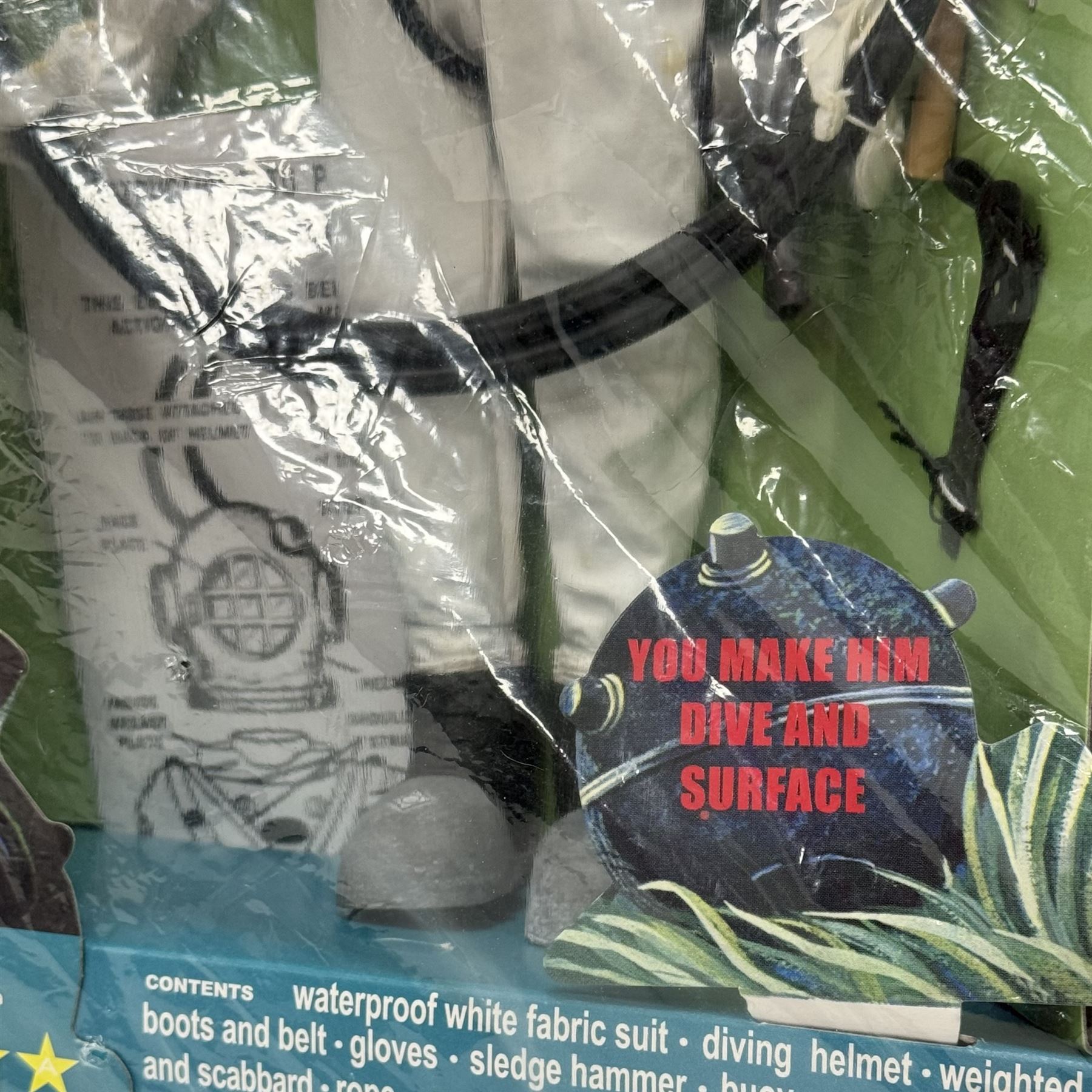 Action Man 40th Anniversary Nostalgic Collection Deep Sea Diving Equipment set, boxed