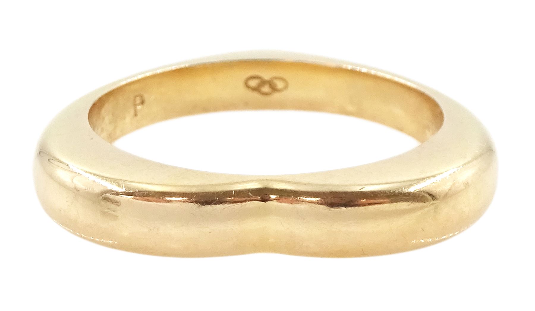 Links of London 18ct rose gold heart ring, Edinburgh 2011