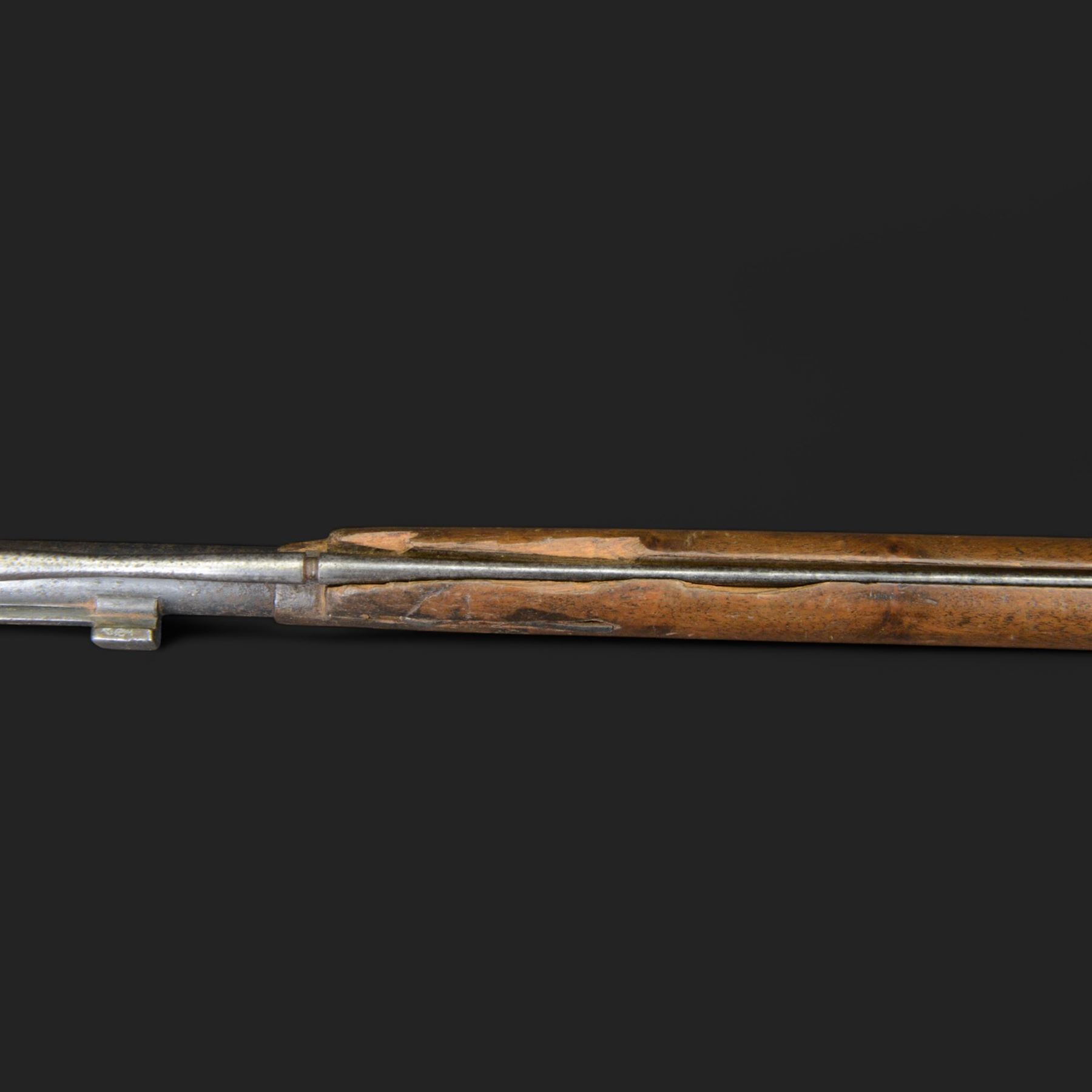 REGISTERED FIREARMS DEALER ONLY De-activated 19th Century French Chassepot Rifle type 1874, serial no 60024, breech stamped Manufacture D’Armes, with detachable ram rod bolt action with full length walnut stock, stock marked 29916 V MA M S Juillet J 1874, L130cm IMPORTANT NOTE THE RIFLE IS DEACTIVATED BUT TO PRE-2018 STANDARD ONLY. IT CAN ONLY BE PURCHASED BY A REGISTERED FIREARMS DEALER, MUSEUM HOLDING CURRENT UK LICENCE OR WITH APPROPRIATE EXEMPTION