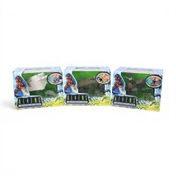Three Galoob Aliens Action Fleet micromachines, comprising Drop Ship, Narcissus and Armour...
