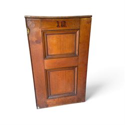 Collection of approximately twenty stained pine Victorian pew end doors or shutters, each formed of two panels with stencilled numbers to the top
Provenance: recently removed from Pocklington Methodist Church