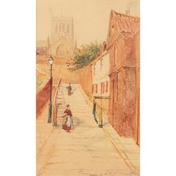John Wynne Williams (British fl.1900-1920): The Three Mariners Inn, Low Conduit Street, Kind Richard III House, and two further Scarborough views, set of five watercolours signed max 25cm x 15cm (5)