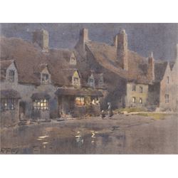 Arthur Tucker (British 1864-1929): 'Evening at Broadway Worcestershire', watercolour signe...