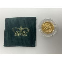 Queen Elizabeth II 2006 gold full sovereign coin