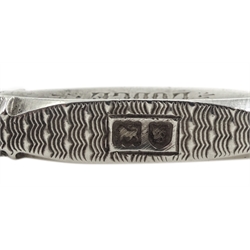 Masonic Interest: Victorian silver divider by George Kenning & Son, London 1897, inscribed 