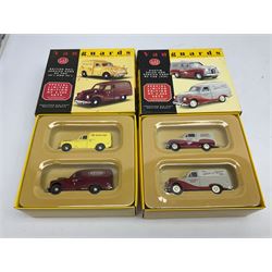 Six Lledo Vanguards 1:43 scale Special Limited Edition of 5,00 die-cast model sets including Whitbread Service Vans of the 50's & 60's and Heartbeat Collection, together with a 1:64 die-cast set (7)