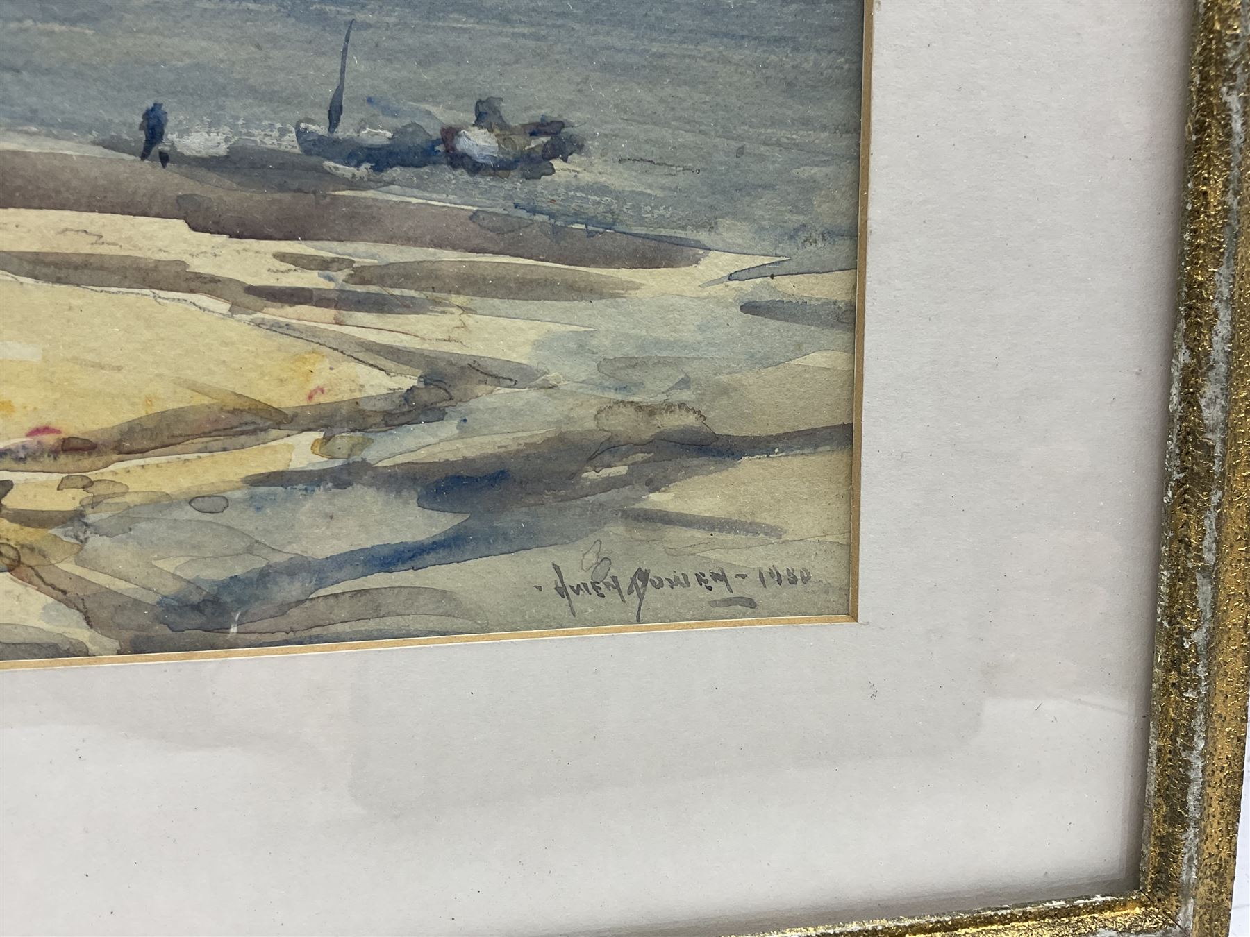 Owen Bowen (Staithes Group 1873-1967): Beacholme - Robin Hood's Bay, watercolour signed and dated 1930, 26cm x 36cm