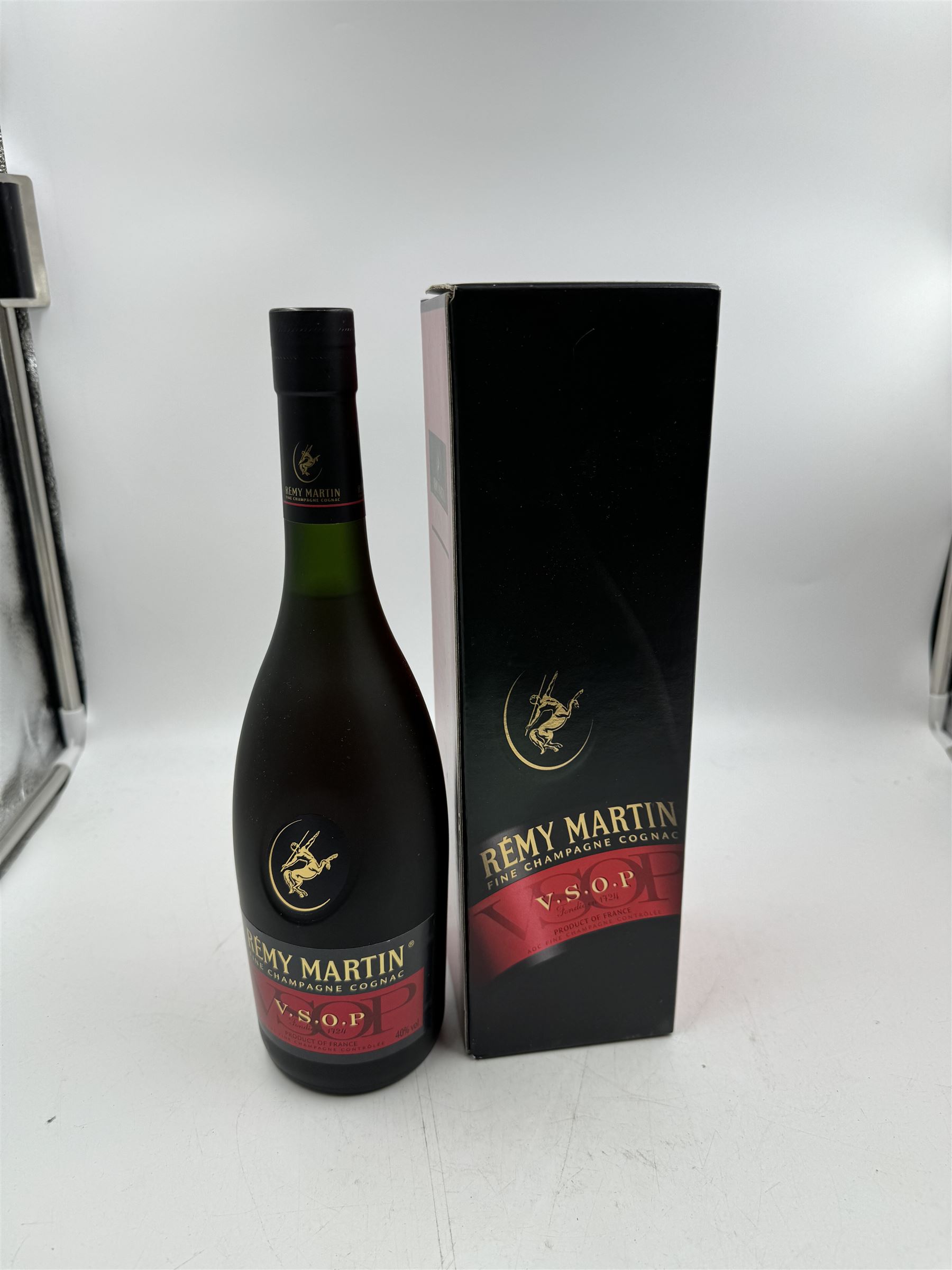 Three bottles Remy Martin V.S.O.P champagne cognac, 70cl 40% vol, in original boxes