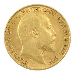 King Edward VII 1910 gold half sovereign