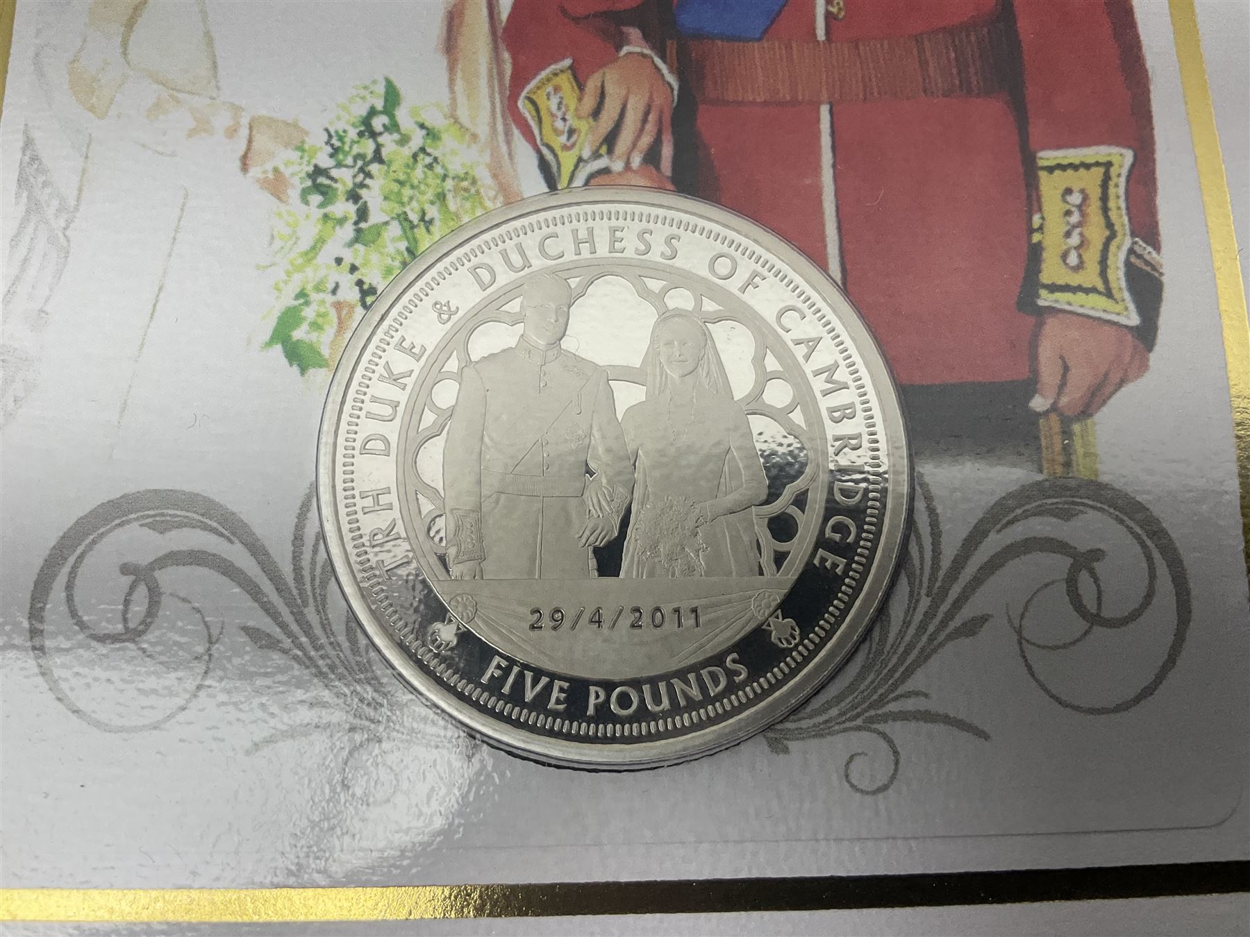 Three Queen Elizabeth II Tristan da Cunha silver proof coin covers, comprising 2021 'Royal Wedding Anniversary', 2022 'Queen Elizabeth II's Memorial Laurel' and 2022 'His Royal Highness Prince William The Duke of Cambridge', all in Harrington and Byrne folders