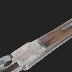Holland and Holland 12 bore single trigger sidelock ejector, side by side double barrel shotgun with 76cm (30