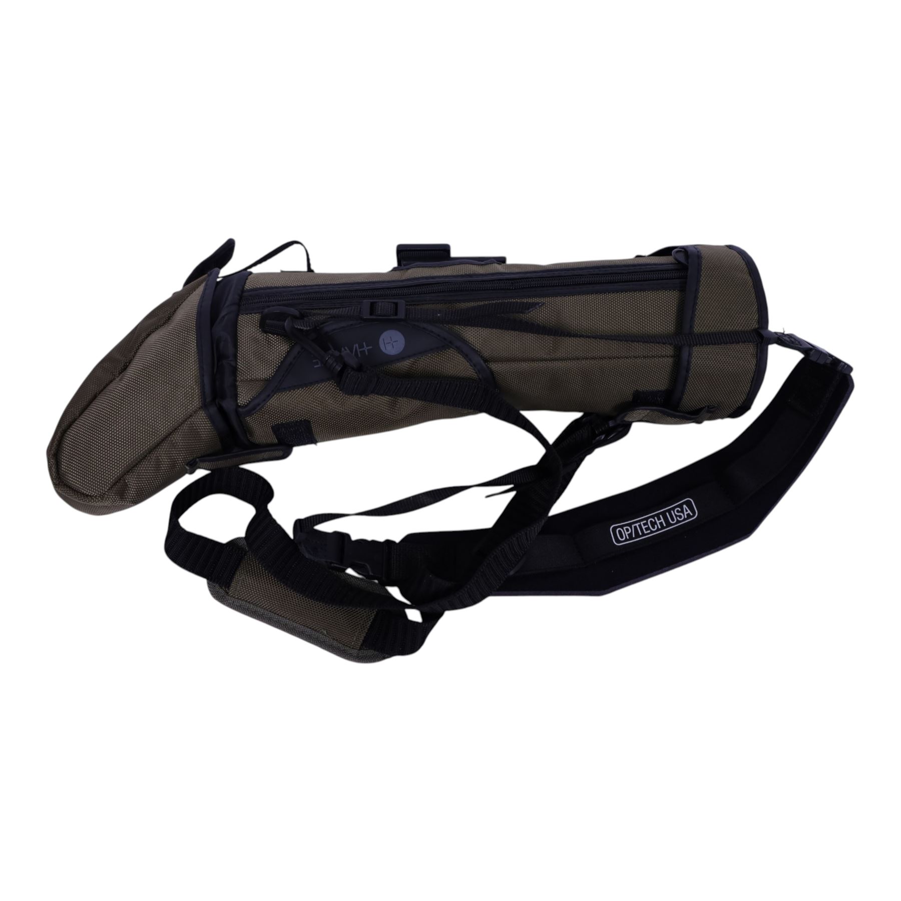 Hawke Endurance ED 85mm spotting telescope, in green canvas cover, 