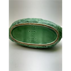 Art Deco and later pottery to include a Sylvac Yacht, Crown Devon bowl, other pieces of Sylvac, Crown Devon etc