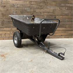 Countax K18 Twin ride on lawnmower 42” cut, with trailer and attachment 