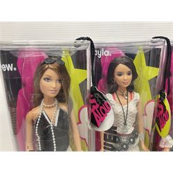 Barbie Girls Aloud - full set of five 2005 ‘Fashion Fever’ dolls; all unopened in boxes with two-piece card labels attached (5)