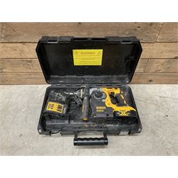 DeWalt DCH273 18V brushless hammer drill, with battery and charger