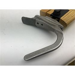 Feinwerkbau, Westinger & Altenburger Germany .22 LR bolt-action target rifle with 67cm barrel, fully adjustable weights and laminated stock, sliding weight rails and vernier rear sight; bi-pod rest at front; No.4225 L123.5cm overall SECTION 1 FIRE-ARMS CERTIFICATE REQUIRED       

