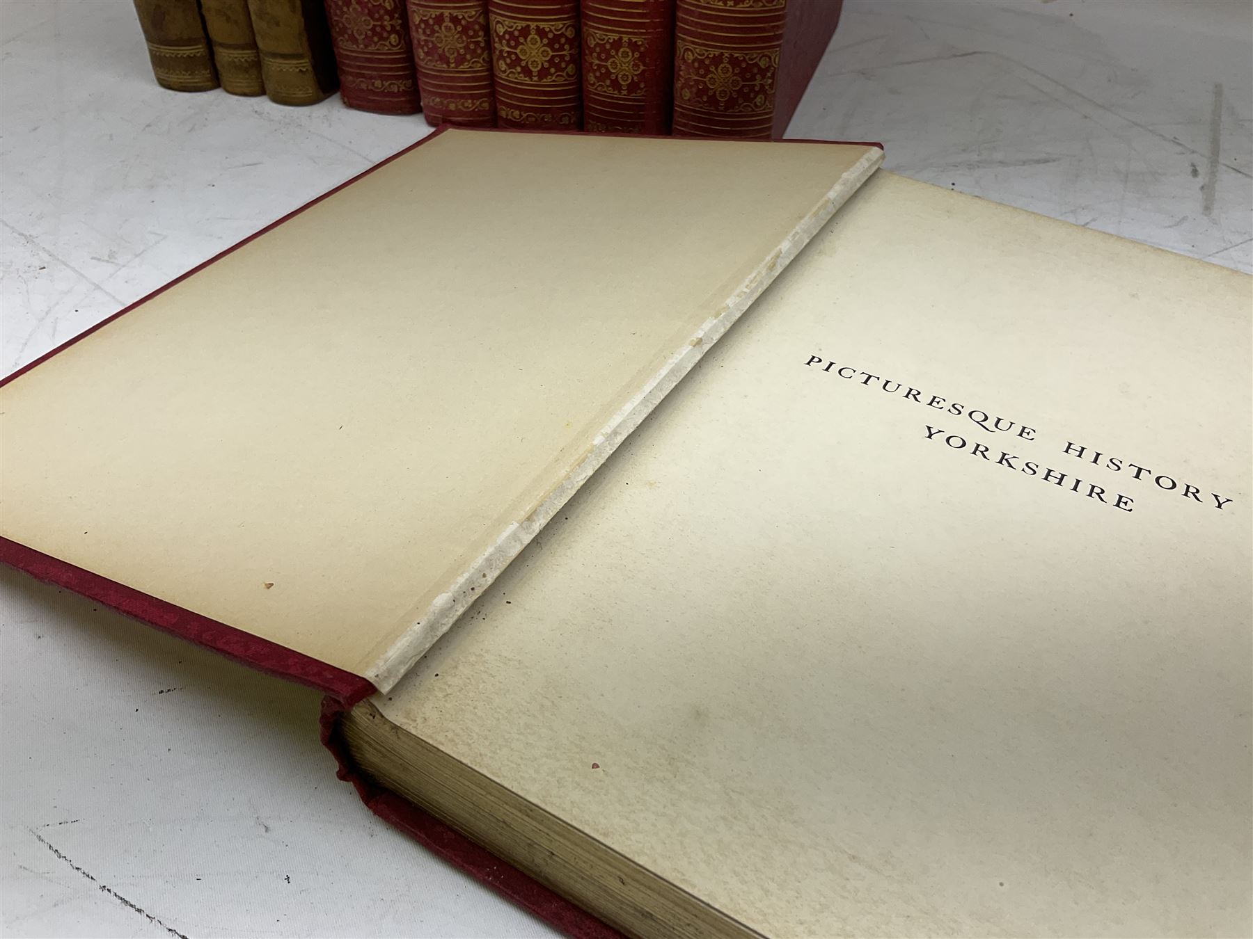 Hargrove WM; History and Description of the Ancient City of York in three volumes together with Fletcher JS; A Picturesque History of Yorkshire in six volumes