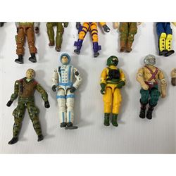 Group of twenty nine G.I.Joe 1980s mini figures, along with further unassociated miniature figures and accessories 