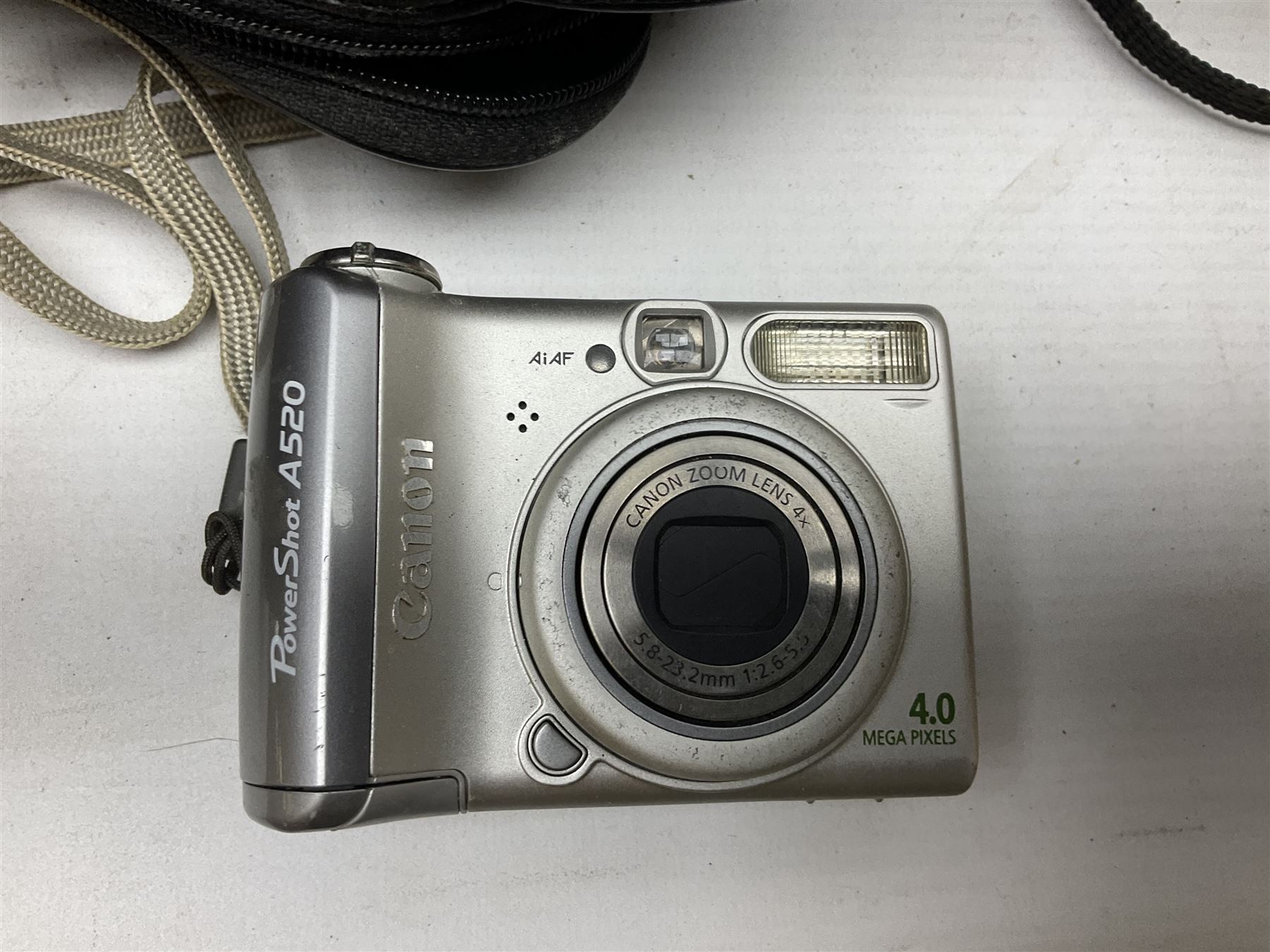 Panasonic NV-VZ9 movie camera, together with Fujifilm Finepix s500, and a large collection of records etc