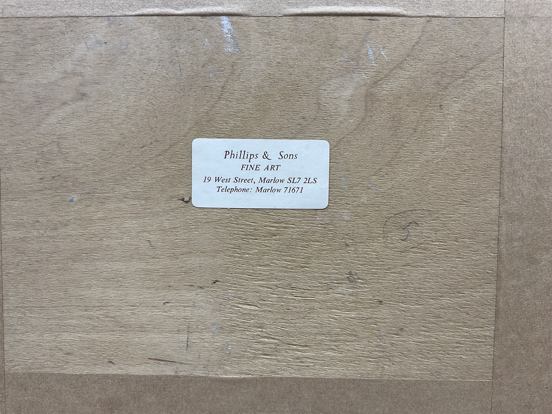 Florence Adelina Hess (Staithes Group 1891-1974): 'Under the Trees', oil on panel unsigned 21cm x 26cm 
Provenance: exh. Phillips & Sons, Marlow, June 1980, label verso