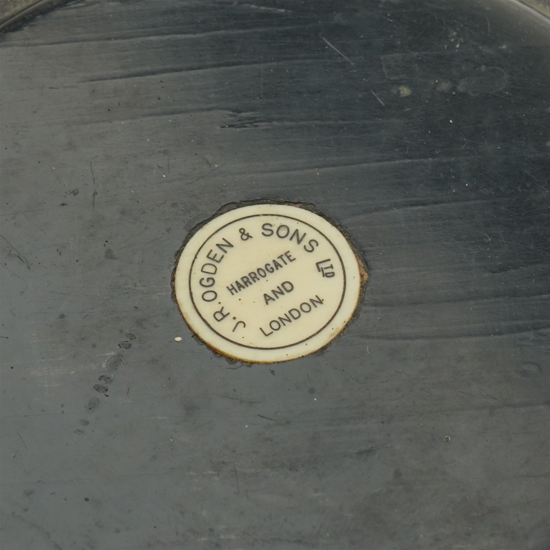  'Bramham Moor Hunt Point to Point Steeplechases' - A two handled silver cup presented by H.R.H. The Princess Royal on ebonised plinth D23cm x H23cm excluding plinth, Birmingham 1931 Maker William Hutton & Sons Ltd