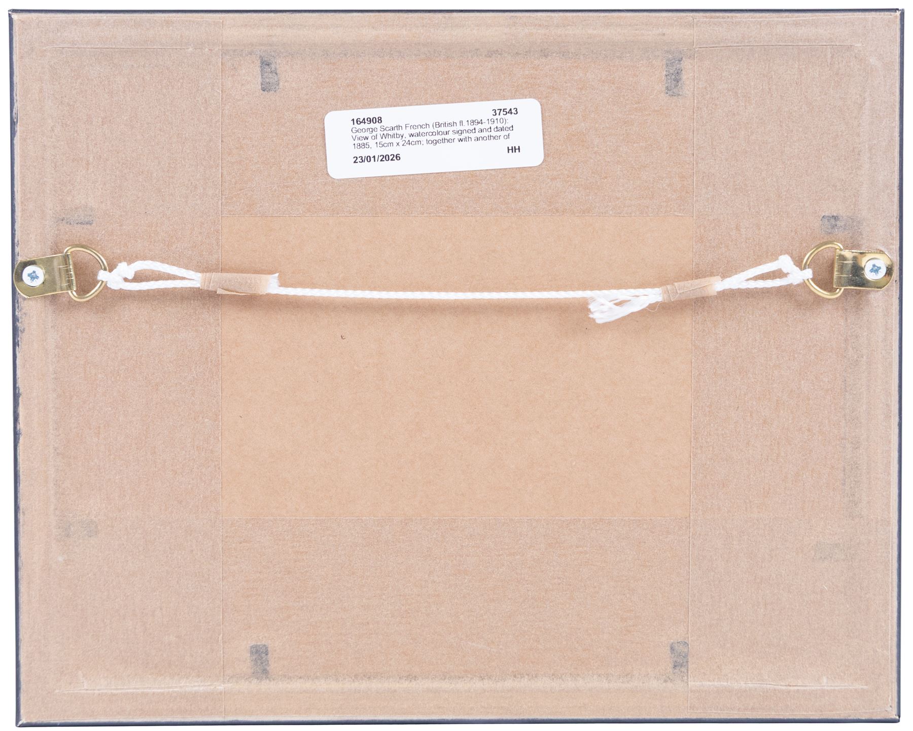 George Scarth French (British fl.1894-1910): View of Whitby, watercolour signed and dated 1885, 15cm x 24cm; together with another of 'Whitby Early Morning' signed with initials EMA, 10.5cm x 15cm and two others of Ugthorpe Lane, near Whitby, max 17cm x 25cm (4)