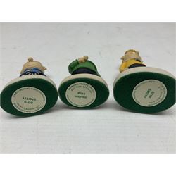 Fourteen Robert Harrop figures from the Beano Dandy collection, comprising Minnie the Minx BD04, Danny BD10, Biffo the Bear BD19, Spotty BD16, Smiffy BD09, Oops! BDS01, Little Plum BD27, Wilfrid BD15, Danny BD10, Winston BD17, 'Erbert BD14, Gnasher BD02, Beryl the Peril BD05 and Desperate Dan BD03, all with boxes