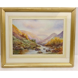  Rural River Landscape, watercolour signed by Henry J Stannard R.B.A (British 1844-1920) 22.5cm x 32.5cm  