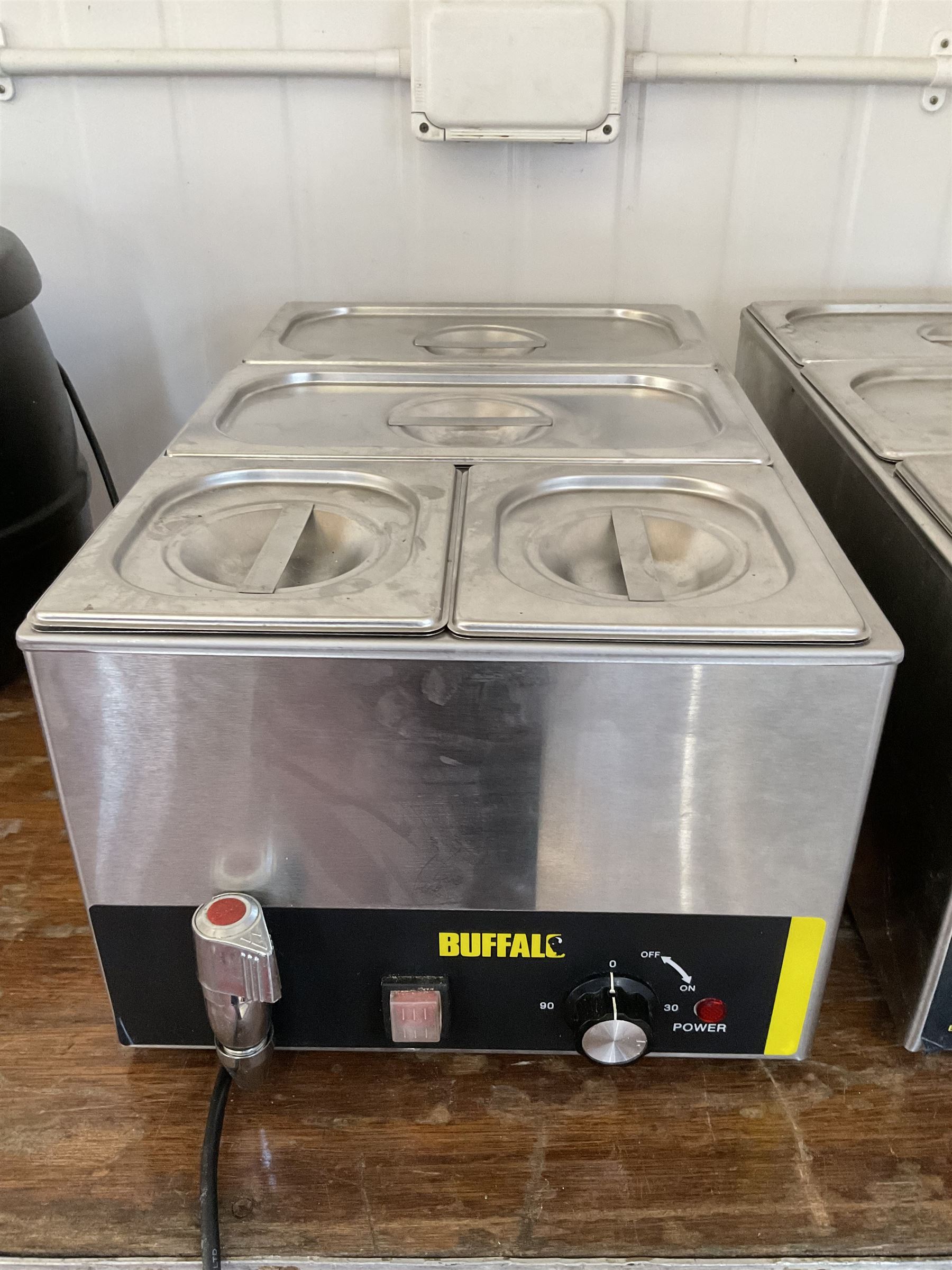 Buffalo SO47 B 1.3KW four pot Bain Marie (1) - THIS LOT IS TO BE COLLECTED BY APPOINTMENT FROM DUGGLEBY STORAGE, GREAT HILL, EASTFIELD, SCARBOROUGH, YO11 3TX