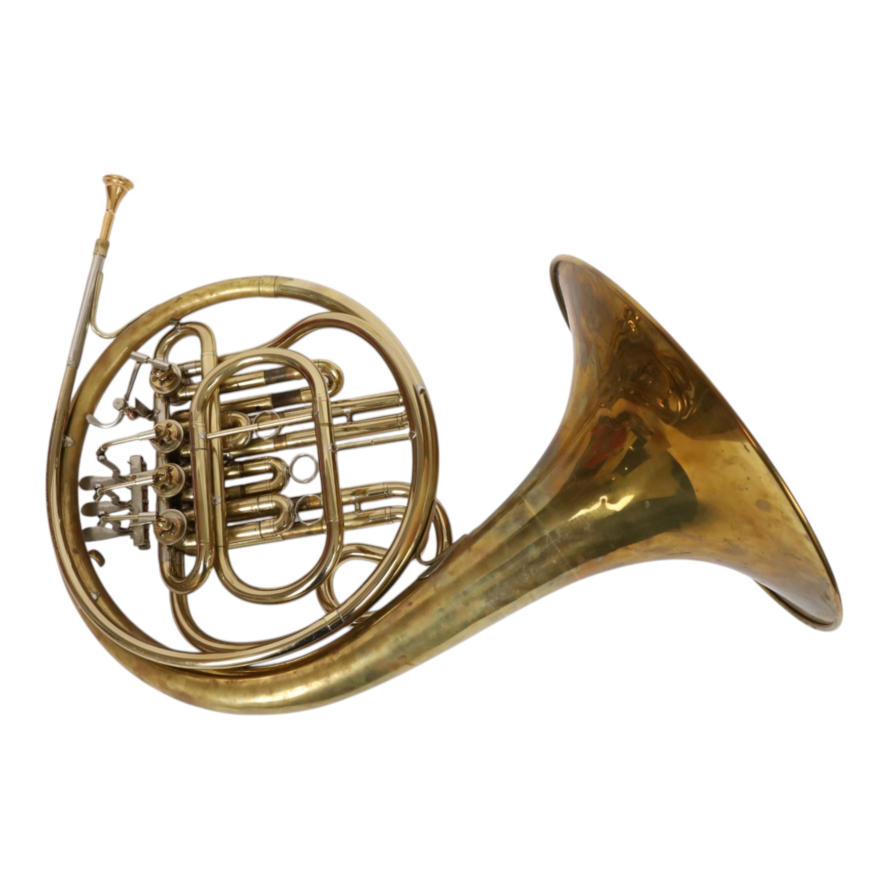 Boosey & Hawke B&H 400 French horn, in fitted hard case with Denis Wick mute