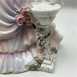 Coalport figure, Secret Garden, designed by Sue McGarrigle, with original box and certificate of authentication, H26cm