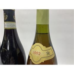 Mixed wine, comprising Araldica Barbaresco 2013, Corsini, 75cl 14% vol, Marques De Murrieta 2007 Gran Reserva Rioja 75cl 14% vol and Domaine Michelot 1992 Meursault 750ml 13% vol (3)