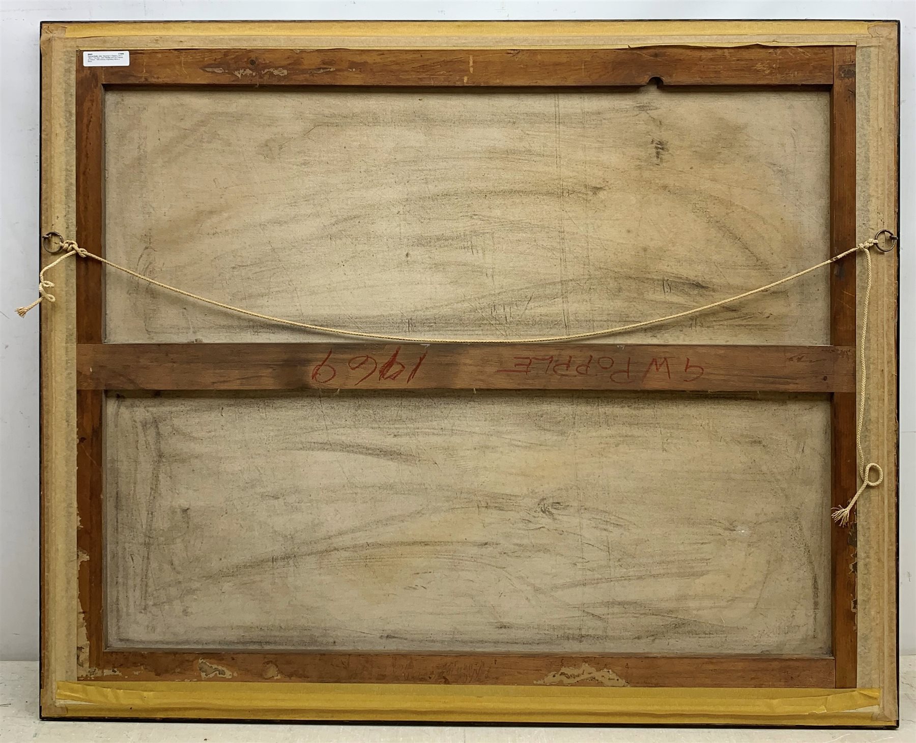 Samuel Bellin after  Marshal C Claxton (1811-1881): 'The Rev. John Wesley and his Friends at Oxford', 19th century engraving mounted on linen 68cm x 84cm