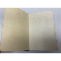 Houdini Harry (1874-1926): The Unmasking of Robert-Houdin, First Edition pub. The Publishers Printing Co., New York, 1908, signed 'Harry Houdini' to the front free endpaper, original light brown cloth with pictoral image between white lettering