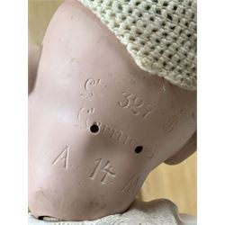 Three 19th century bisque head dolls, all stamped by makers. (3) - COLLECTION BY APPOINTMENT FROM: The White House, Thirsk Road, Easingwold, York, YO61 3NF - CALL 01723 507111 TO ARRANGE