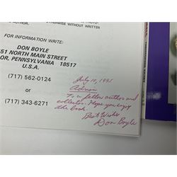 Excellent collection of twelve German Third Reich reference books including four by Adrian Forman - Guide to Third Reich German Awards and Documents, ........ Documents and Their Values. Volumes one and two. Both limited edition and signed by the author; and Bravery, Courage & Valour - Decorations and Awards of the Third Reich; D.E. Bowen: The Prussian & German iron Cross. Signed by the author; Ulric of England: Collecting Third Reich 'SS' and Political Cuffbands. Two volumes; Don Boyle: 'SS' Totenkopf H. Himmler Ring 1933-1945. 2nd printing. Signed by the author and inscribed to 'Adrian' (Forman); and four others (12)