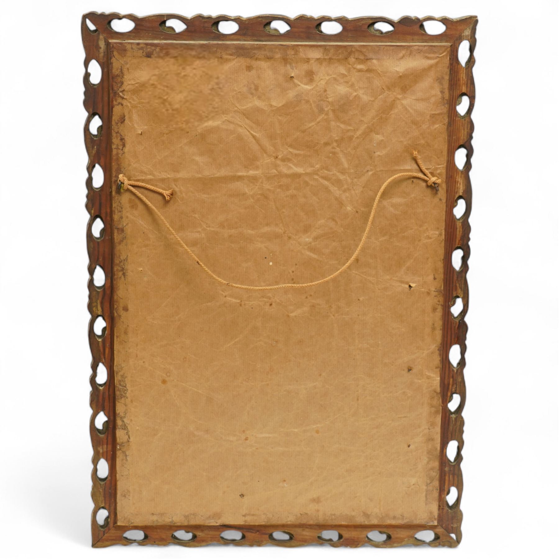 George II sampler, Dorothy Dethick, dated 1742, worked with bands of the alphabet, the lower section finely worked with various floral and foliate motifs, most likely examples of her practicing her technique, contained within ornately carved gilt frame 37.5cm x 21cm 