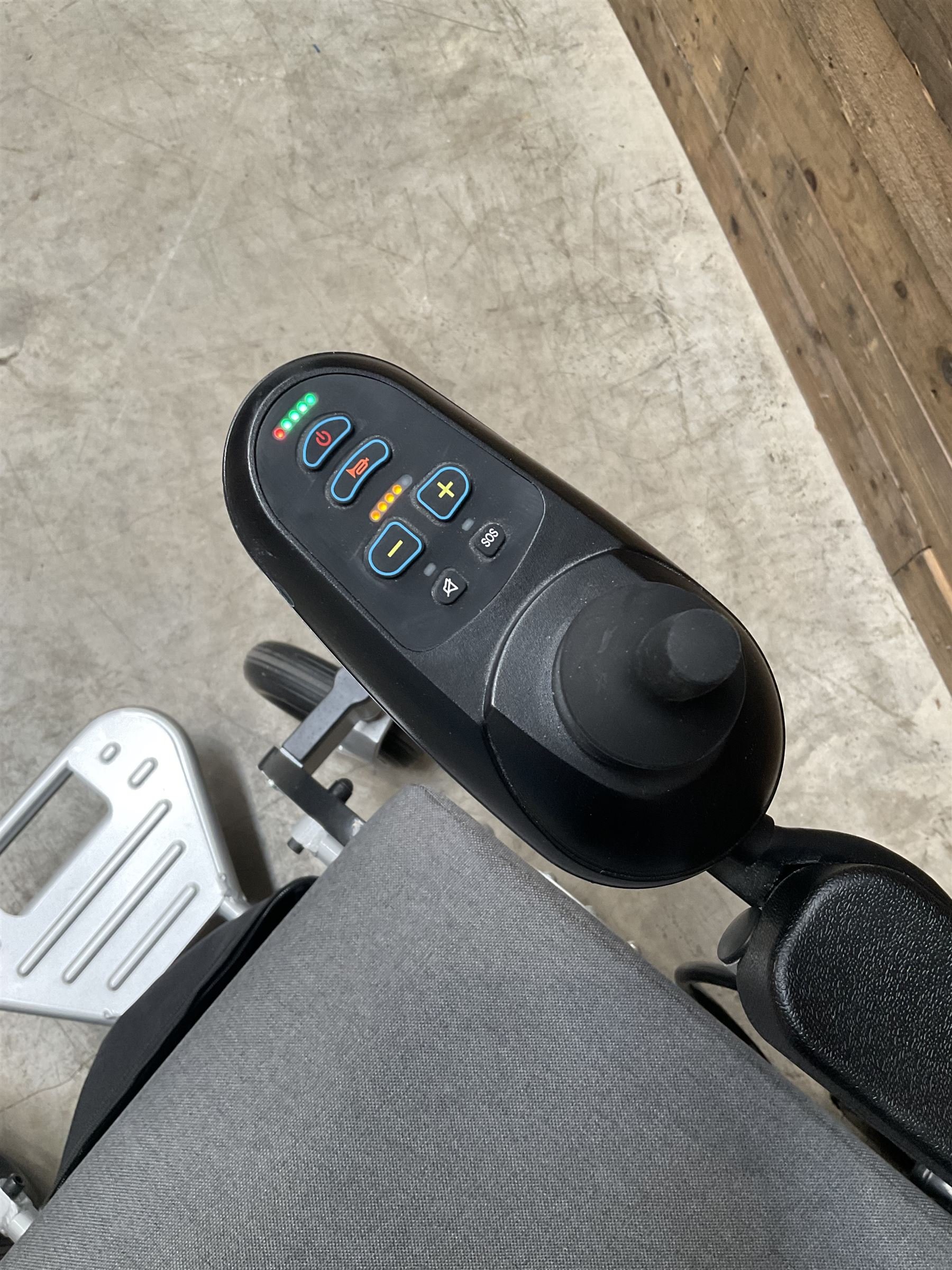 BC-EA8000 Electric Wheelchair Lightweight Foldable Electric Wheelchair, Portable Electric Wheelchair, with two batteries charger tools and remote.