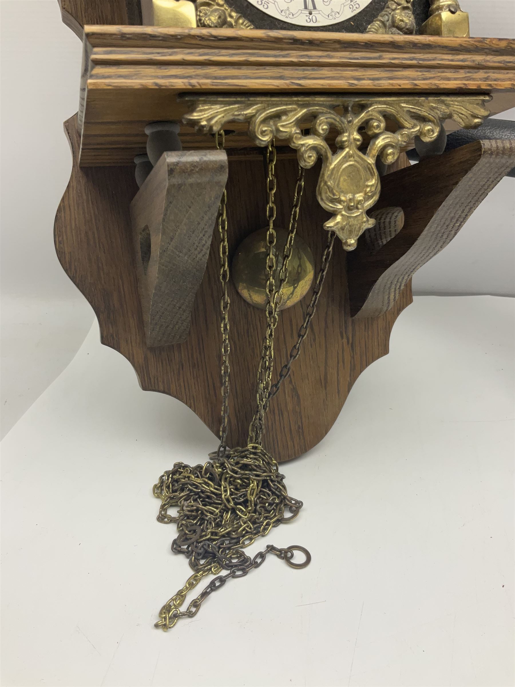 Modern sword set and wall clock