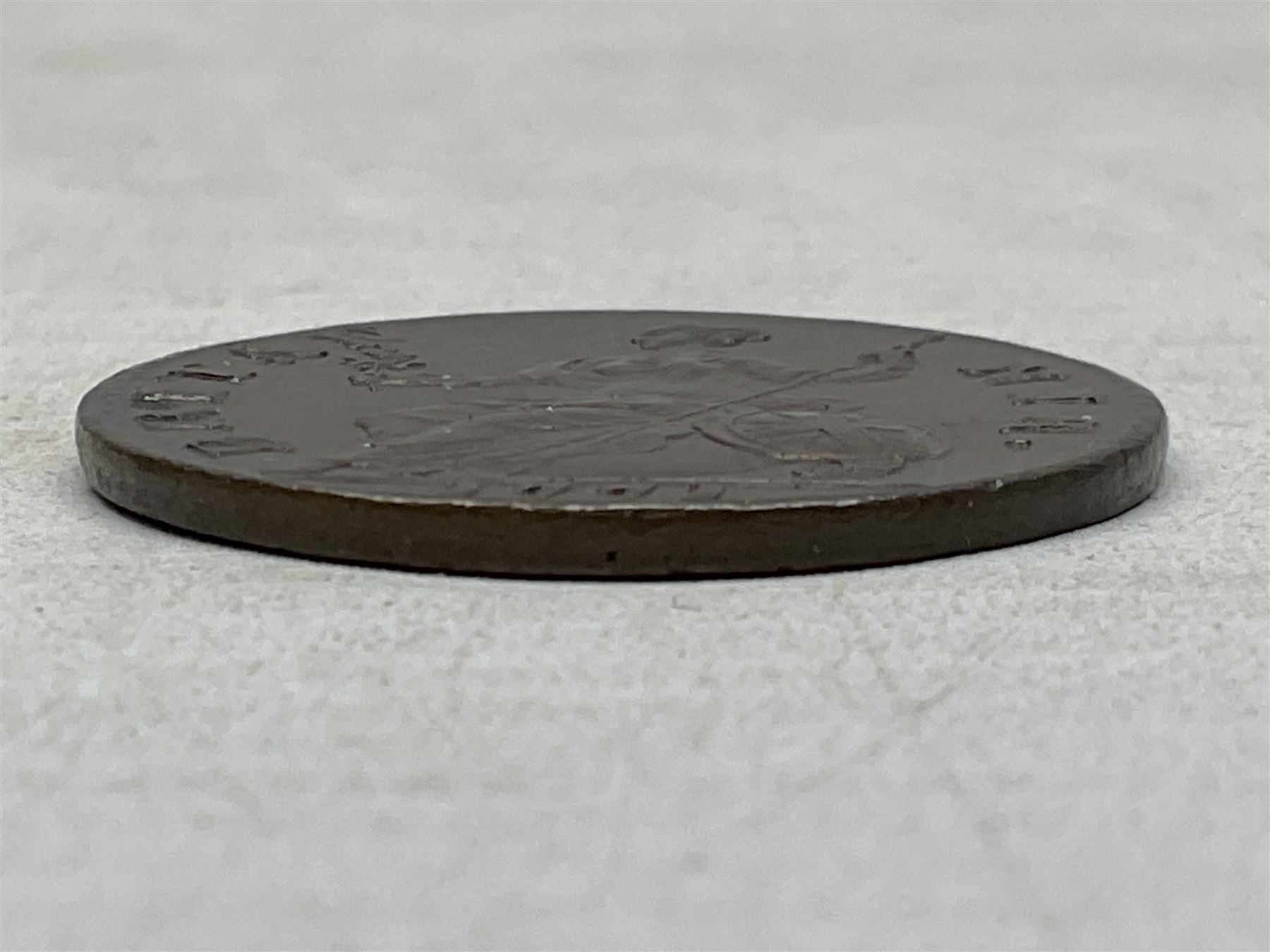 George III 1771 halfpenny coin