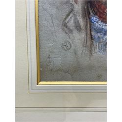 John Murray Drummond (Scottish 1802-1889): Portrait of a Fisherman, watercolour signed 27cm x 21cm