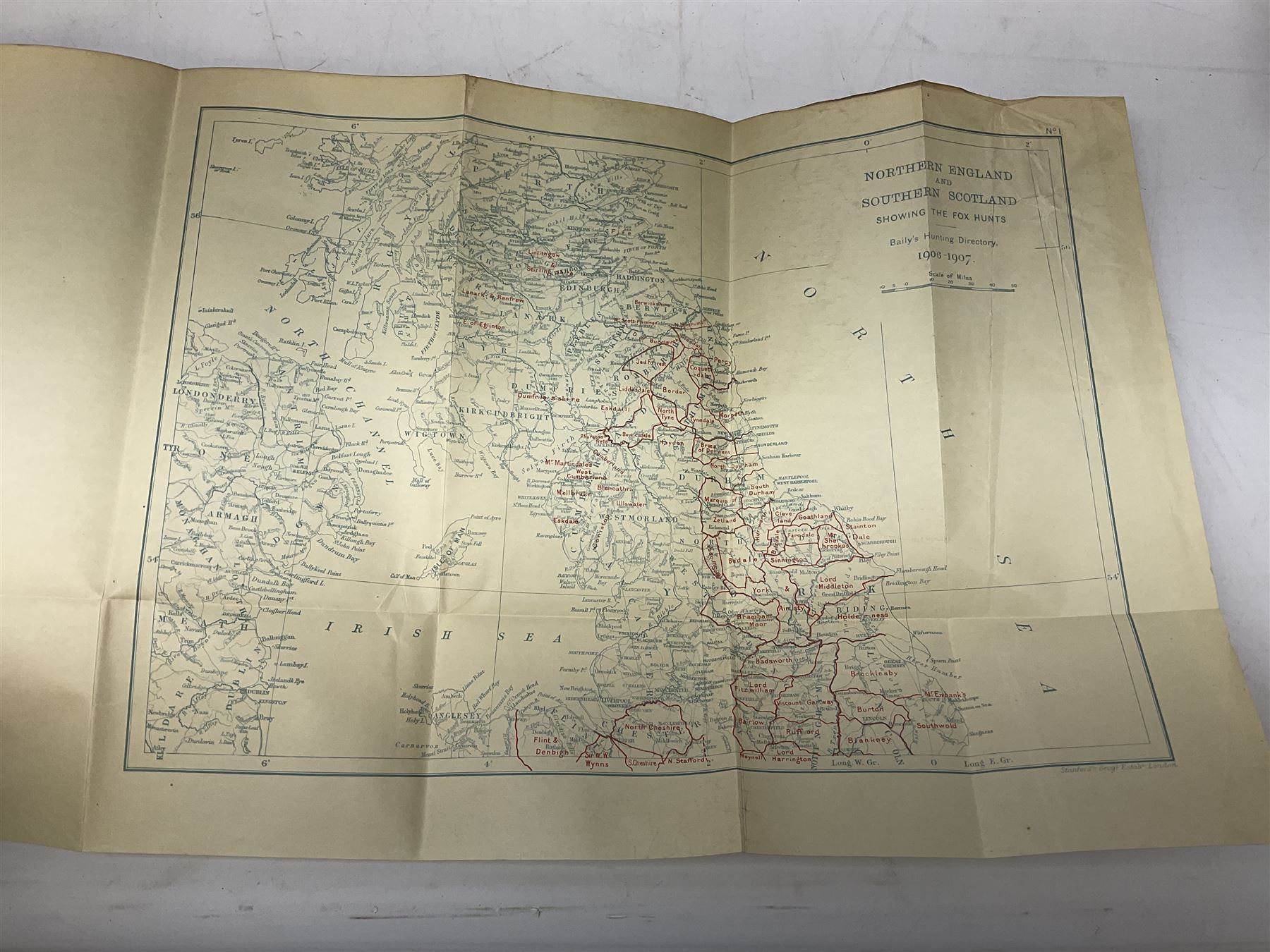 Kelly`s Directory of the North and East Ridings of Yorkshire, 1909, with maps together with The Antiquities and History of the Town of Beverly, History, Topography and Directory of East Yorkshire and Baily's Hunting Directory 1906-1907, with maps 